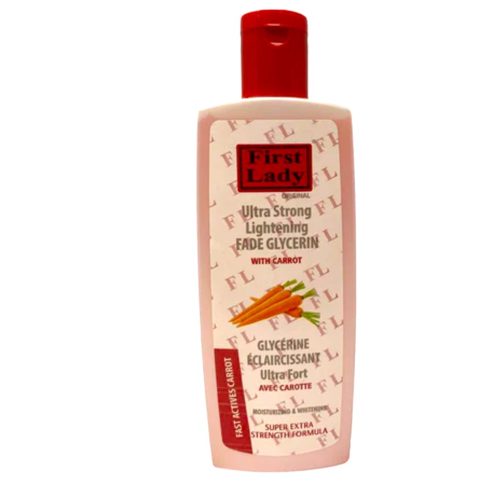 COPY - FIRST LADY FAST ACTIVES ULTRA STRONG LIGHTENING FADE GLYCERIN WITH CARROT
